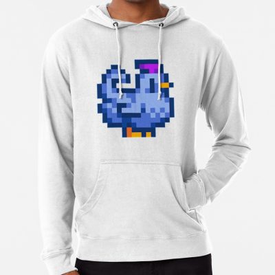 Stardew Valley Pixel Blue Chicken Hoodie - Stardew Valley Store