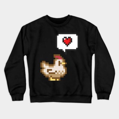 Cute Chicken 1 Crewneck Sweatshirt Official Stardew Valley Merch