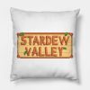 Stardew Valley Sign Throw Pillow Official Stardew Valley Merch