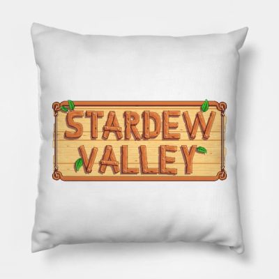 Stardew Valley Sign Throw Pillow Official Stardew Valley Merch