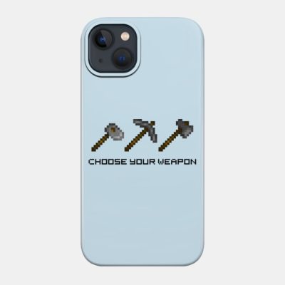 Stardew Valley Choose Your Weapon Tools 8 Bit Pixe Phone Case Official Stardew Valley Merch
