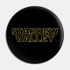 Stardew Wars Stardew Valley Parody Logo Pin Official Stardew Valley Merch