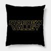 Stardew Wars Stardew Valley Parody Logo Throw Pillow Official Stardew Valley Merch