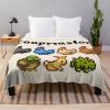 Stardew Valley Coopmaster Coop Animals Throw Blanket Official Stardew Valley Merch