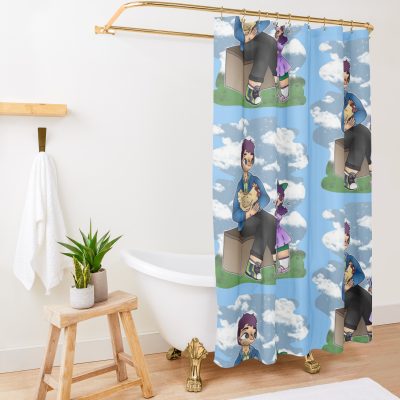 Shane And Jas Shower Curtain Official Stardew Valley Merch