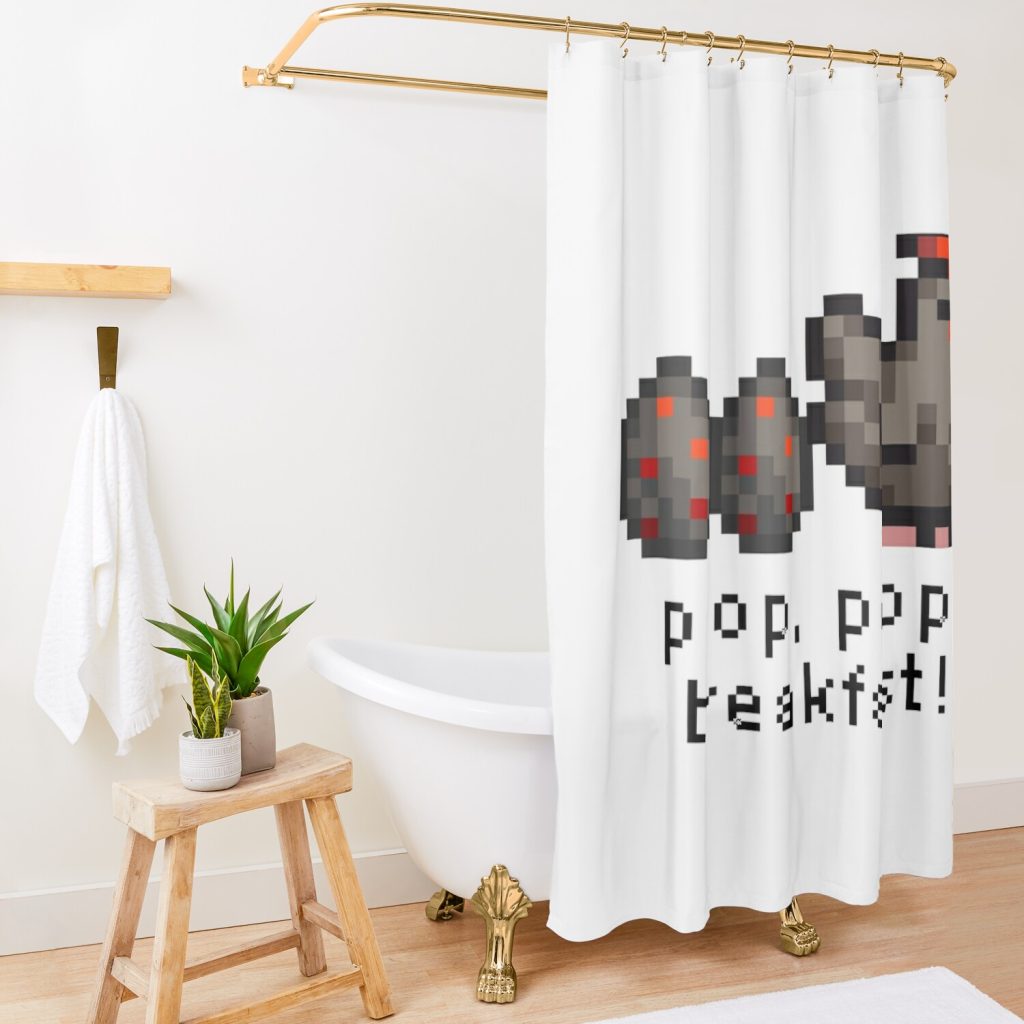 Stardew Valley Funny Quote 3 Shower Curtain Official Stardew Valley Merch