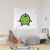 Green Junimo Stardew Valley Tapestry Official Stardew Valley Merch