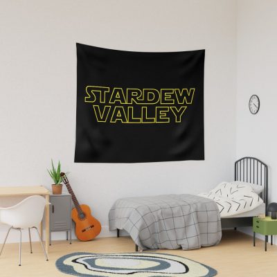 Stardew Wars | Stardew Valley Parody Logo Tapestry Official Stardew Valley Merch