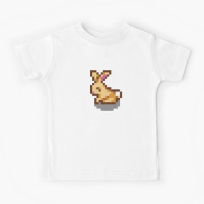 Stardew Valley Happy Rabbit Kids T Shirt Official Cow Anime Merch