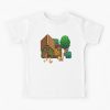 Retro Pixel Farm House Kids T Shirt Official Cow Anime Merch