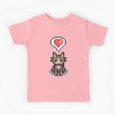 Stardew Valley Happy Grey Cat Kids T Shirt Official Cow Anime Merch
