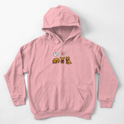 Stardew Valley Dogs Blue Collar Kids Hoodie Official Cow Anime Merch