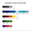 tank top color chart - Stardew Valley Store