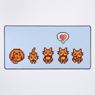 Stardew Valley Ginger/Orange Cat Mouse Pad Official Cow Anime Merch