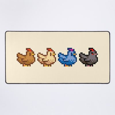 4 Chickens Stardew Valley Mouse Pad Official Cow Anime Merch