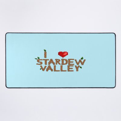 I Love Stardew Valley Mouse Pad Official Cow Anime Merch